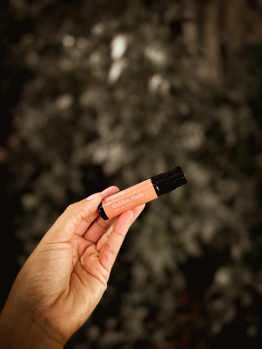 Golden Haze Perfume Roller — Butterscotch, Bourbon & Vanilla Musk Scent | 10ml image 1