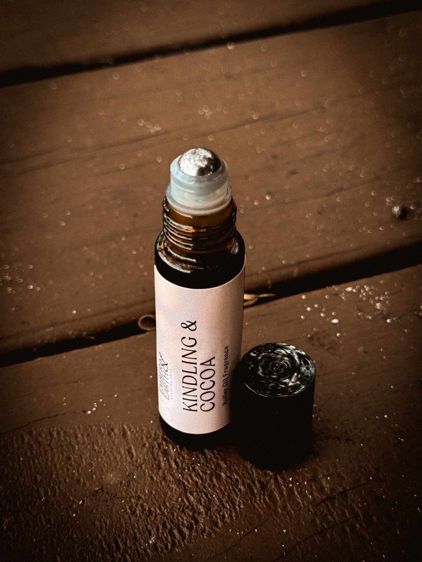 Kindling & Cocoa Perfume Roller — Rich Chocolate Scent | 10ml Roll-On image 2