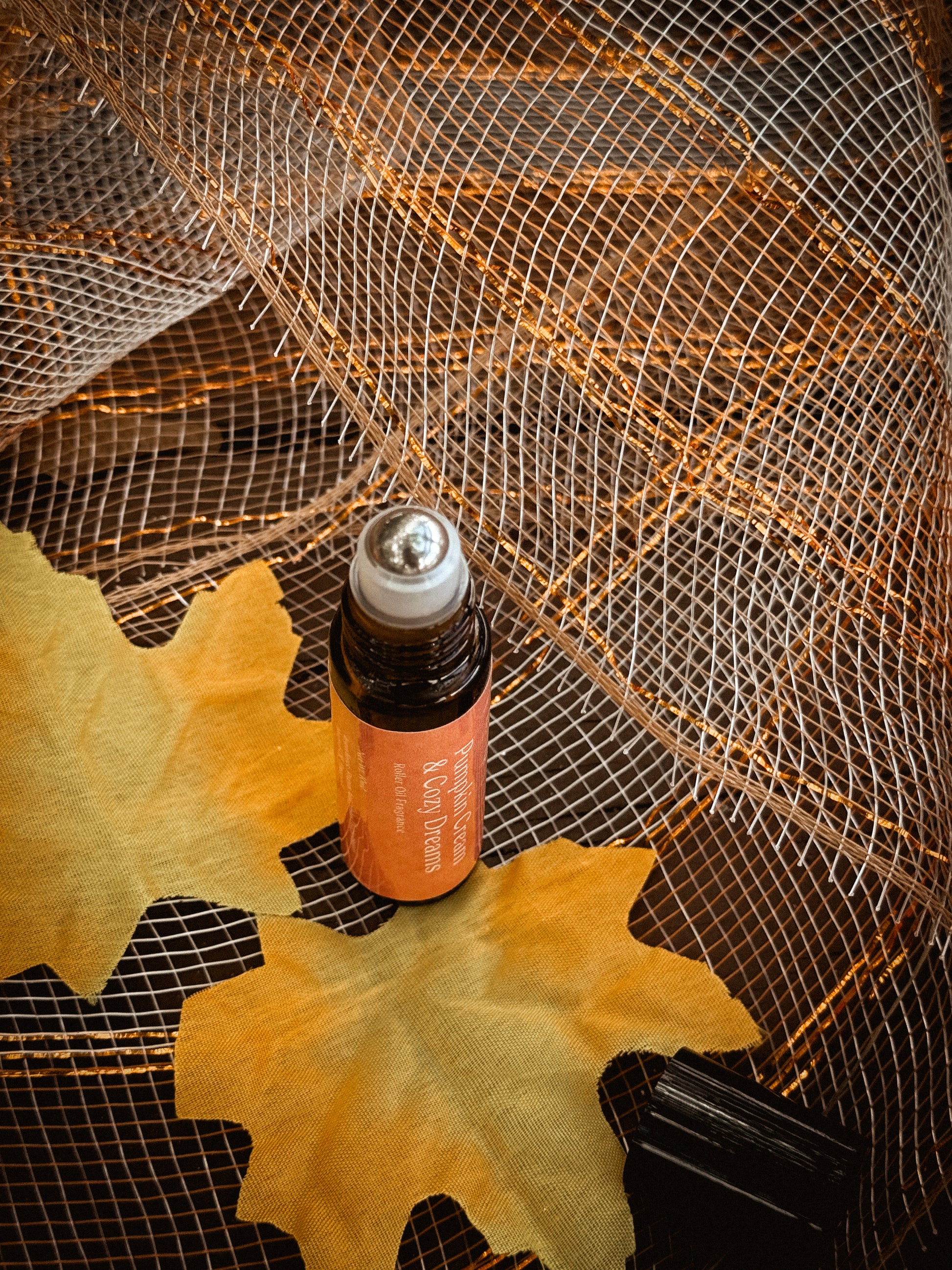 Pumpkin Cream & Cozy Dreams Perfume Roller — Pumpkin, Caramel & Coconut Cream image 2