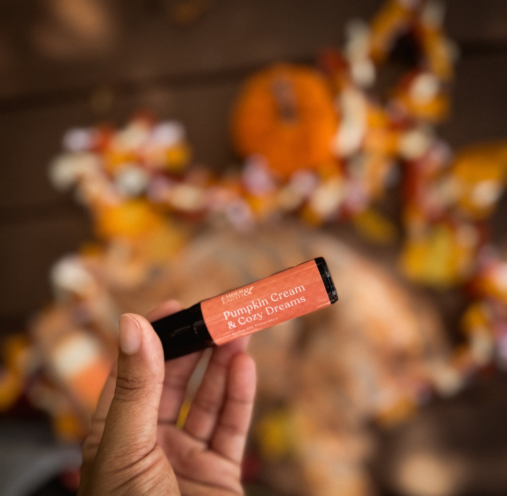 Pumpkin Cream & Cozy Dreams Perfume Roller — Pumpkin, Caramel & Coconut Cream image 0