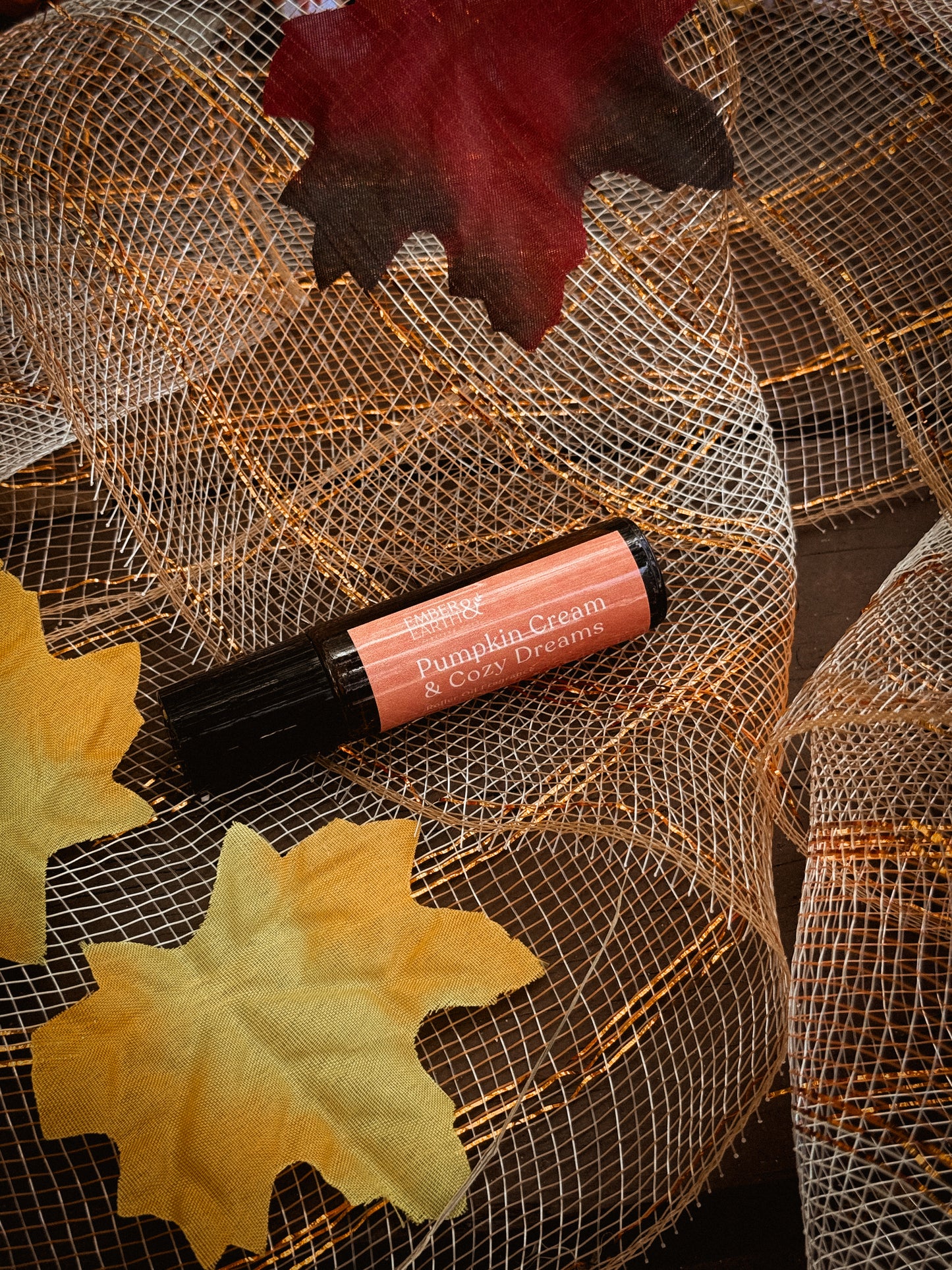 Pumpkin Cream & Cozy Dreams Perfume Roller — Pumpkin, Caramel & Coconut Cream image 3