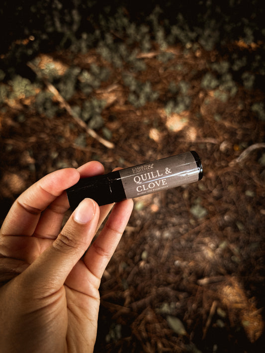 Quill & Clove Perfume Roller — Warm Chai, Maple & Vanilla Scent | 10ml Roll-On  image 0