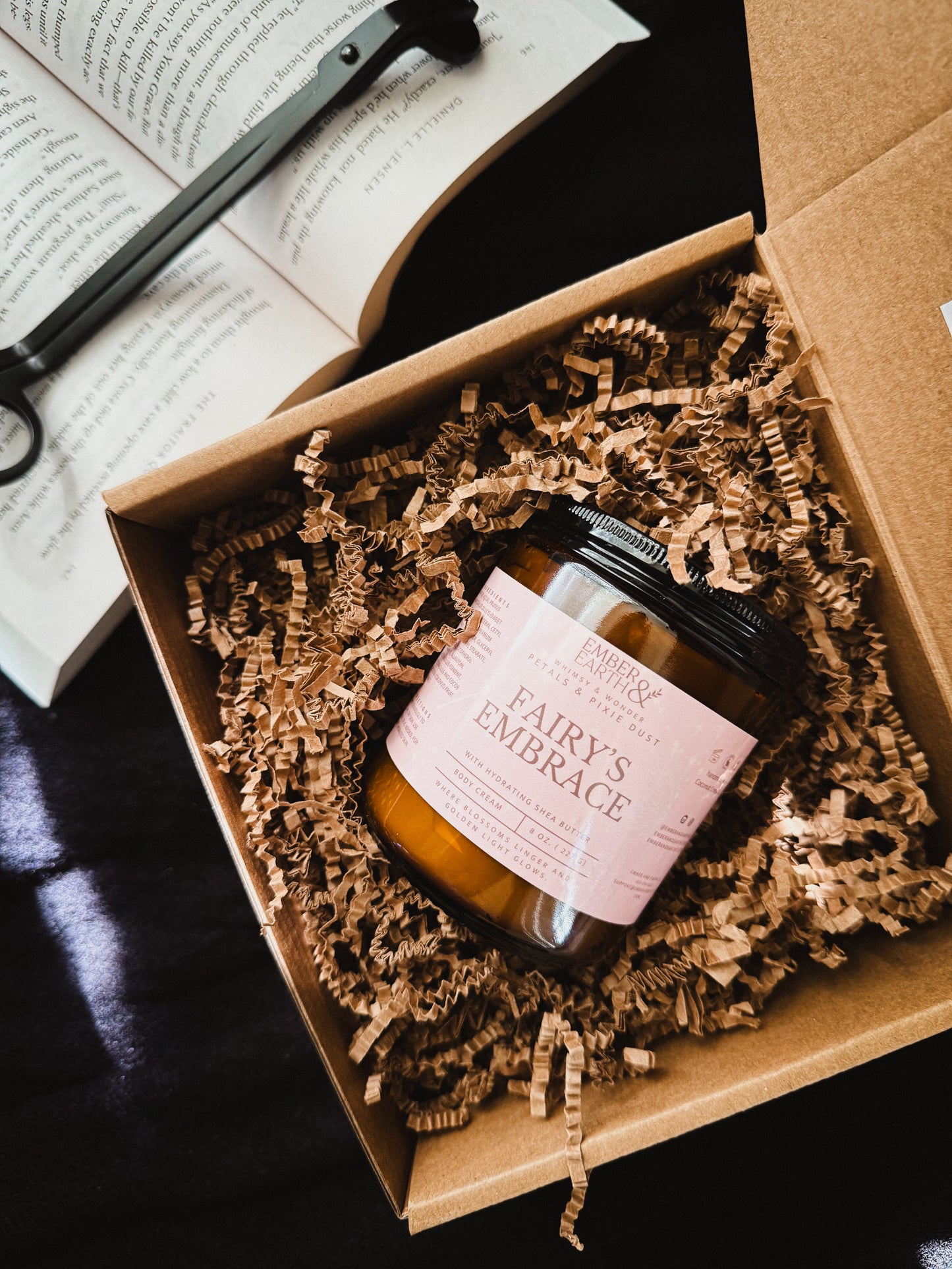 Fairy’s Embrace Body Cream | Floral Berry Vanilla Scent | 8 oz & 4 oz Jars image 0