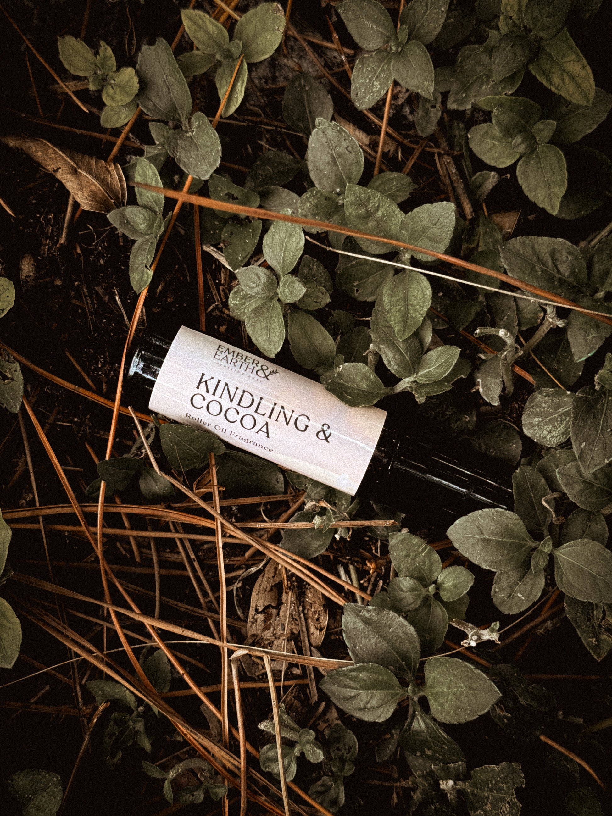 Kindling & Cocoa Perfume Roller — Rich Chocolate Scent | 10ml Roll-On image 1